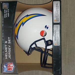 Los Angeles Chargers Helmet & Jersey Set [Ages 5-9]